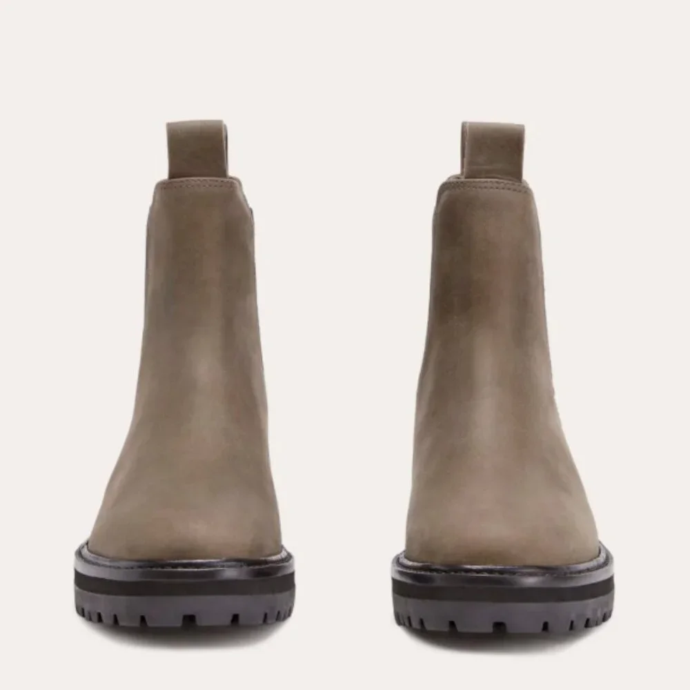 Everlane The Lug Sole Chelsea Boots - Taupe 7.5 - Picture 2 of 7